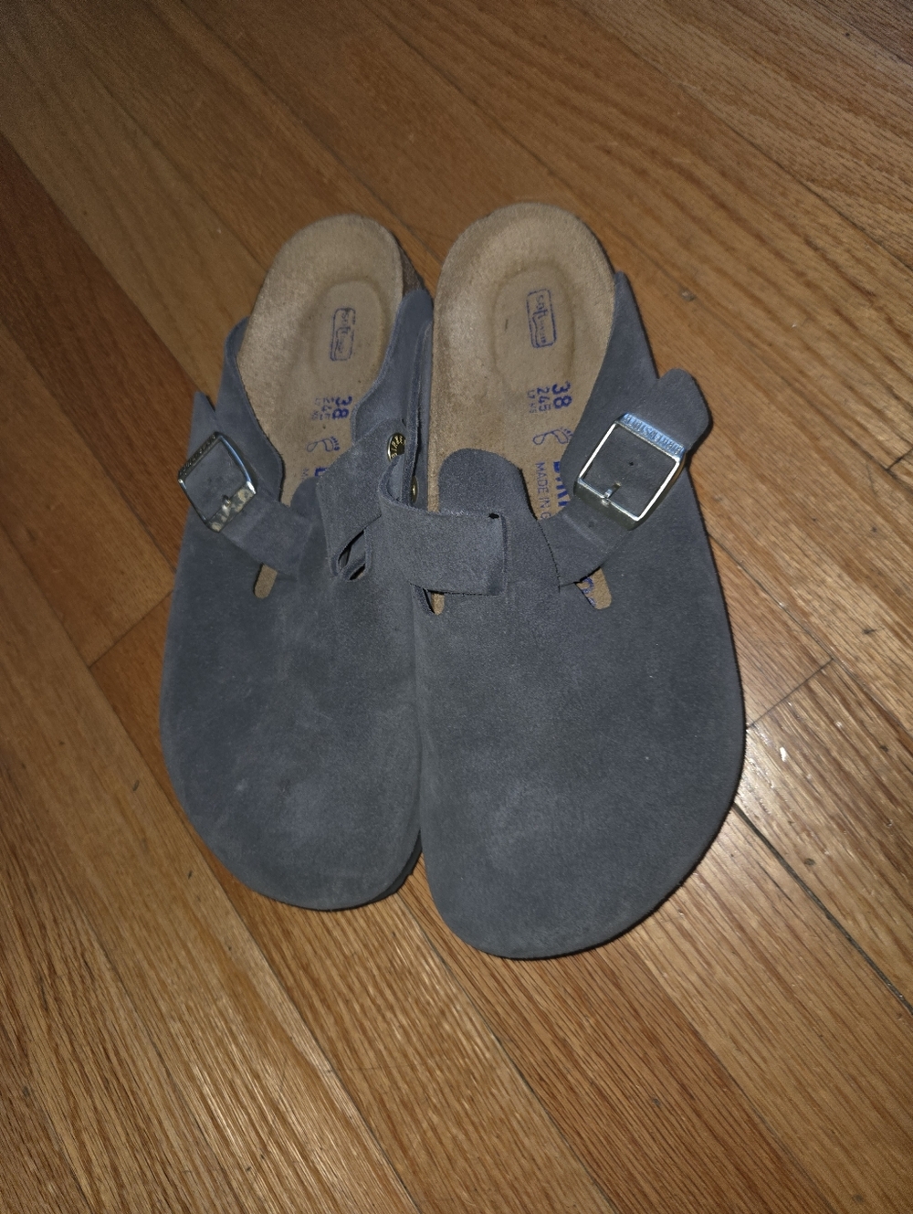Women' Grey Birkenstock Boston 38